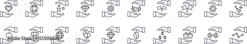 Business, Diamond, Food, Flag, Globe Related Icon Set. Editable Stroke. Perfect for Web Sites, Books, Cards, Apps