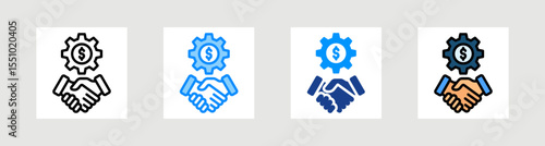 Acquisition Icon Collection Set Multiple Style