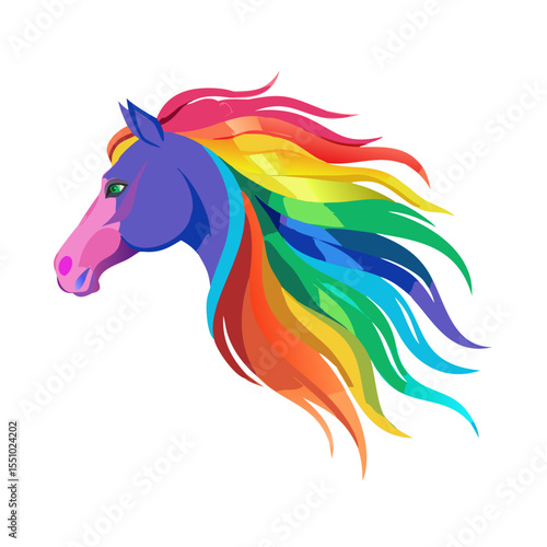 Horse Riding Cartoon Illustration for Kids, Cute Equestrian Clipart, Saddle Pony Drawing, Riding School Art, Animal Training Design

