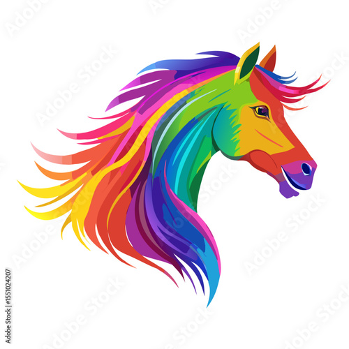 Horse Riding Cartoon Illustration for Kids, Cute Equestrian Clipart, Saddle Pony Drawing, Riding School Art, Animal Training Design

