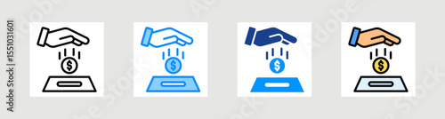 Deposit Icon Collection Set Multiple Style