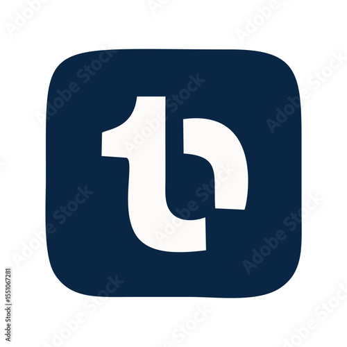 Modern Messaging App Logo — Flat Style Vector Icon, A sleek and modern vector logo representing a social media application. Perfect for mobile UI/UX, branding, and digital platforms.