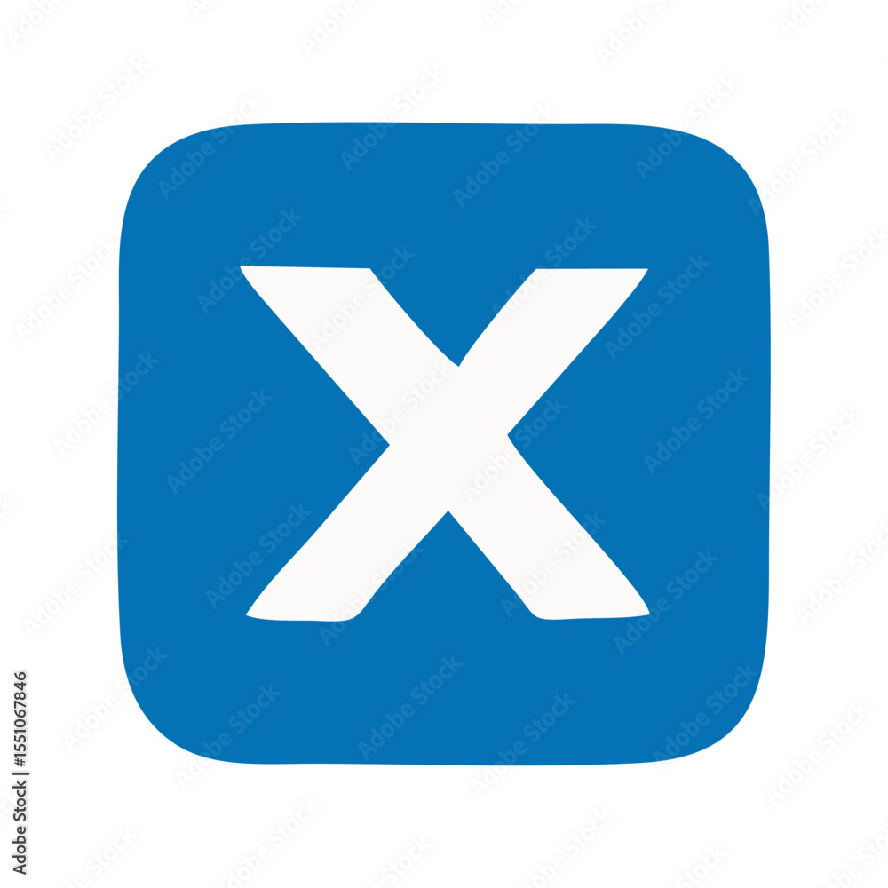 Fototapeta premium Modern Messaging App Logo — Flat Style Vector Icon, A sleek and modern vector logo representing a social media application. Perfect for mobile UI/UX, branding, and digital platforms.