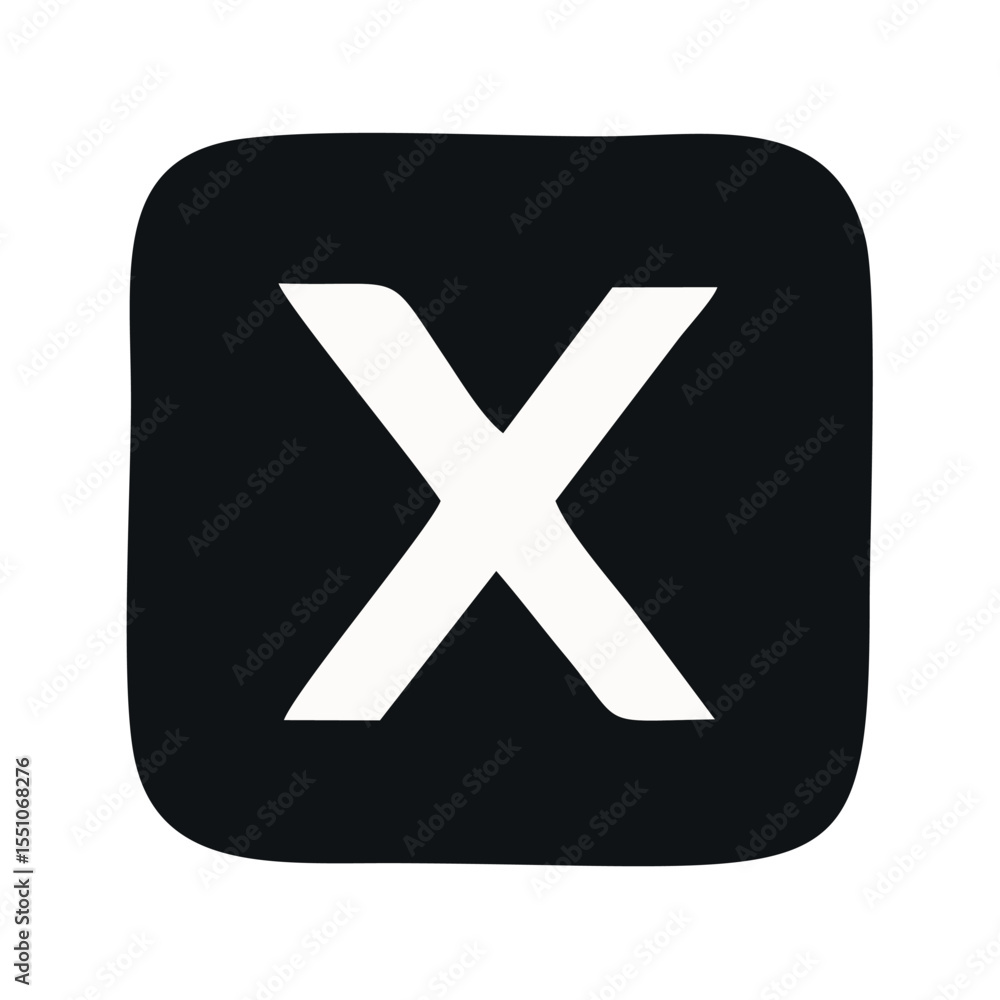 Fototapeta premium Modern Messaging App Logo — Flat Style Vector Icon, A sleek and modern vector logo representing a social media application. Perfect for mobile UI/UX, branding, and digital platforms.