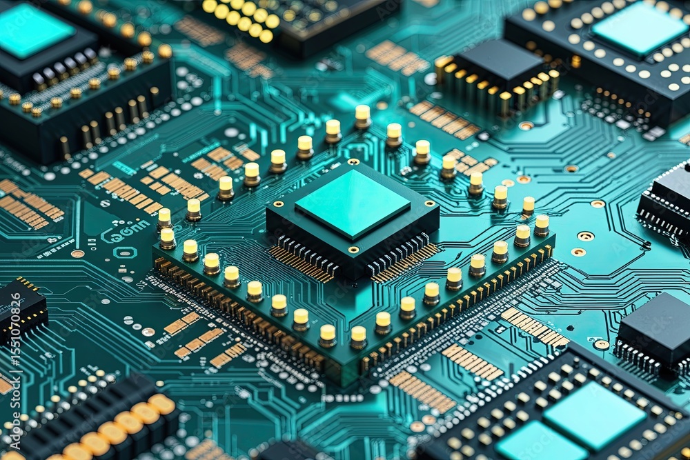 Next Generation Quantum Processing Systems Featuring Dynamic Teal Circuit Array Background and Cutting Edge Technology Textures Next Generation Quantum Processing Systems Featuring Dynamic Teal Circuit Array Background and Cutting Edge Technology Textures