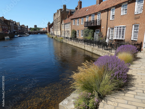The historic town of Yarm w...