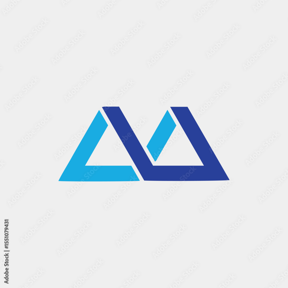 letter m text logo design vector letter m text logo design vector