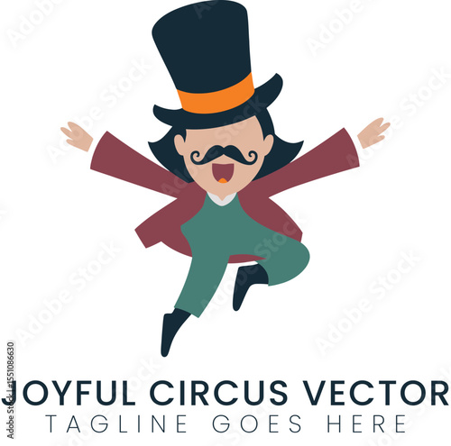 Joyful Circus Illustration for Festive Designs