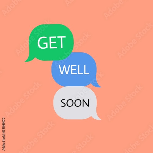 alphabet letters with get well soon 