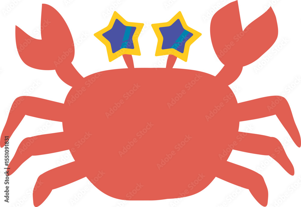여름 휴가 꽃게 선글라스 일러스트 Summer Vacation Blue Crab Sunglasses Illustration 여름 휴가 꽃게 선글라스 일러스트 Summer Vacation Blue Crab Sunglasses Illustration