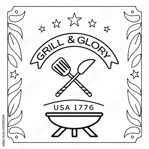 Grill & Glory Badge