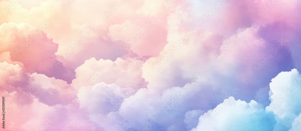 Fototapeta premium Pastel cloudscape (2)