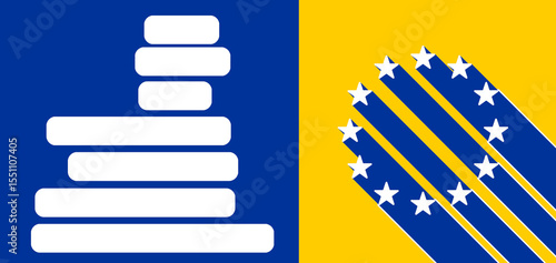 white design of EU elements...