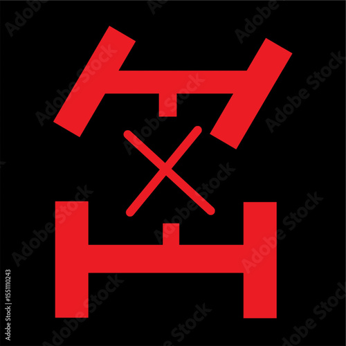 wheel drive lock warning light car indicator of 4wd lock mode is activated.eps