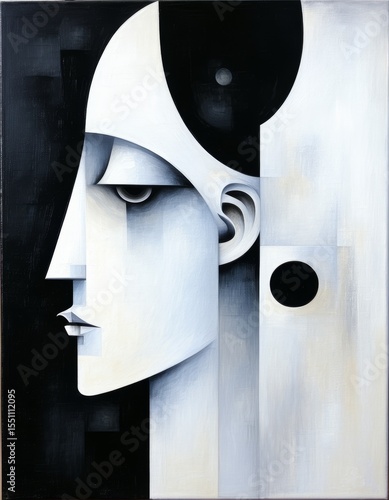 Abstract woman's face. Abst...
