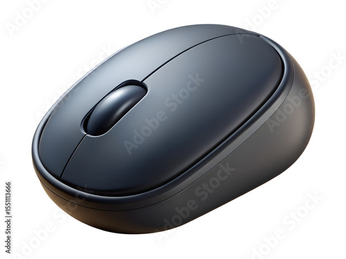 black wireless computer mouse