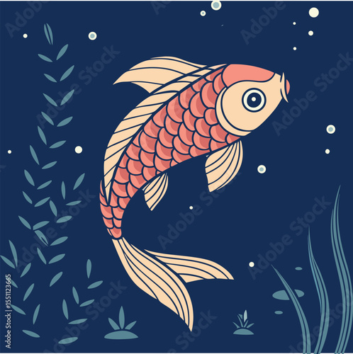 Fish vector