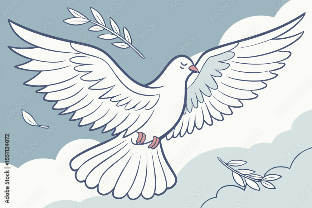 Obraz premium Silent Wings of Peace