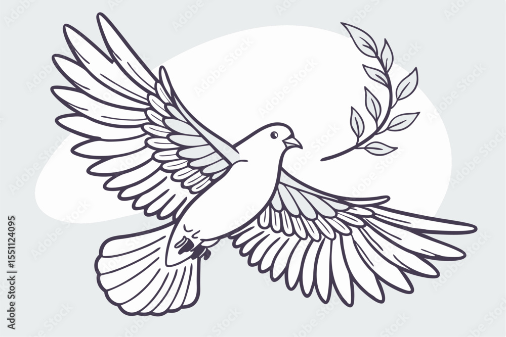 Obraz premium Peace Takes Flight