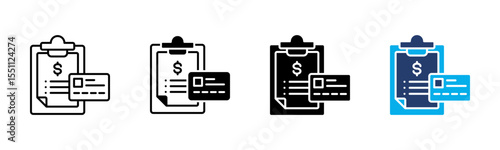 Credit icon sheet multiple style collection