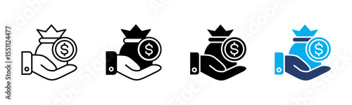 Creditors icon sheet multiple style collection