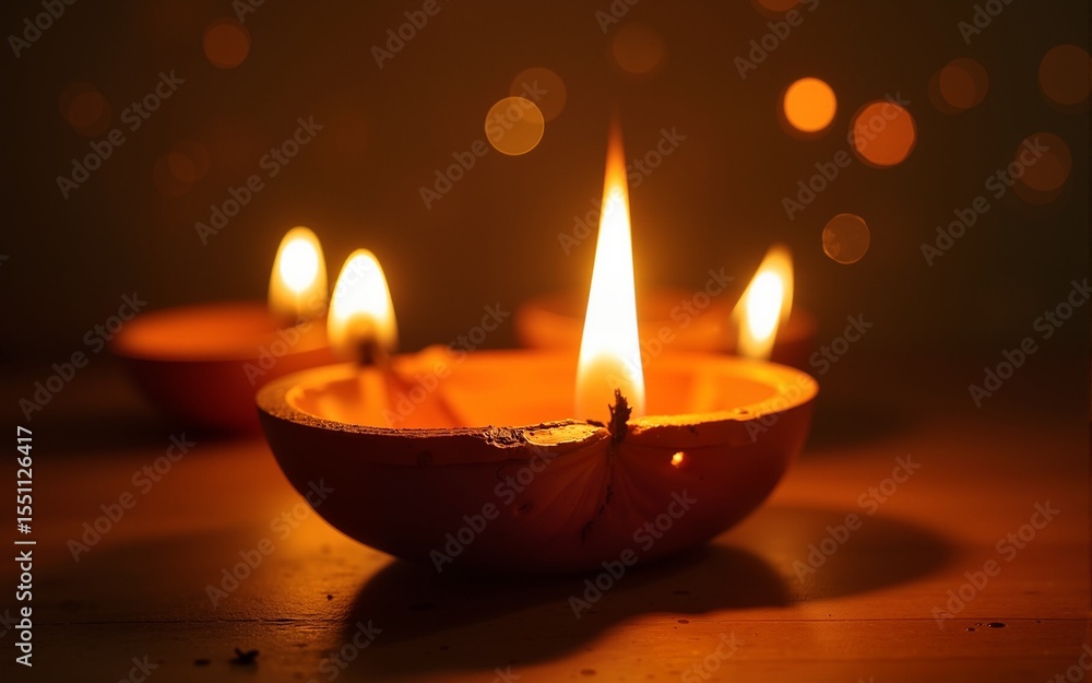 Oil lamp decoration in happy Diwali festival. High quality Oil lamp decoration in happy Diwali festival. High quality