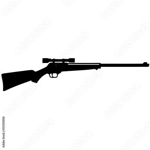 air rifle vector silhouette