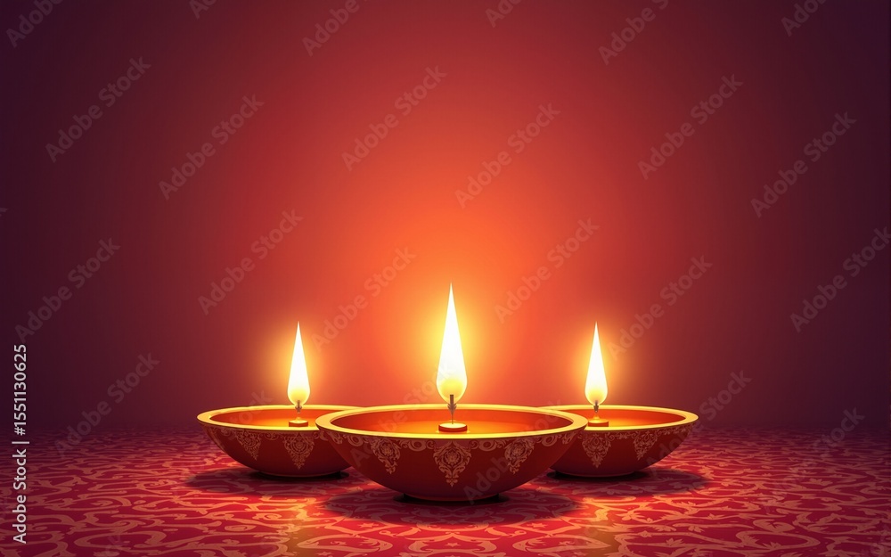Happy Diwali celebration background. front view of banner design decorated with illuminated oil lamps on patterned stylish background. vector illustration. High quality Happy Diwali celebration background. front view of banner design decorated with illuminated oil lamps on patterned stylish background. vector illustration. High quality