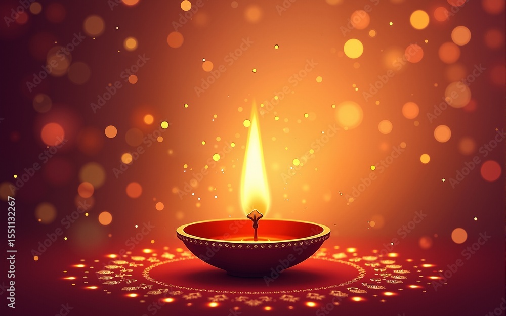 Bright Happy Diwali greeting card. High quality Bright Happy Diwali greeting card. High quality