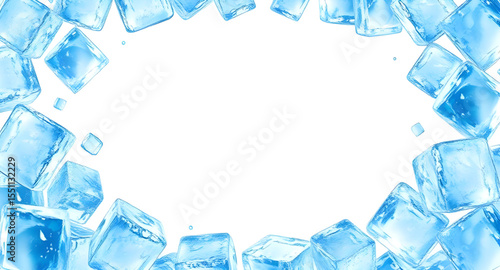 Ice cubes background, Frozen cubes, Chilled ice backdrop, Ice texture, Cold background, Ice block pattern, Frozen background, Ice surface, Cool abstract background, Melting ice cubes, Transparent ice 