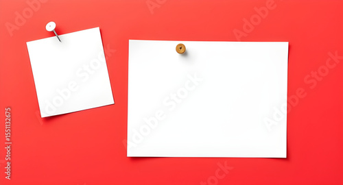 Paper with red push pin, Cork board note, Blank paper with thumbtack, Reminder note paper, Paper with tack clipart, Push pin note vector, Paper on notice board, Sticky paper with pin, Paper square wit