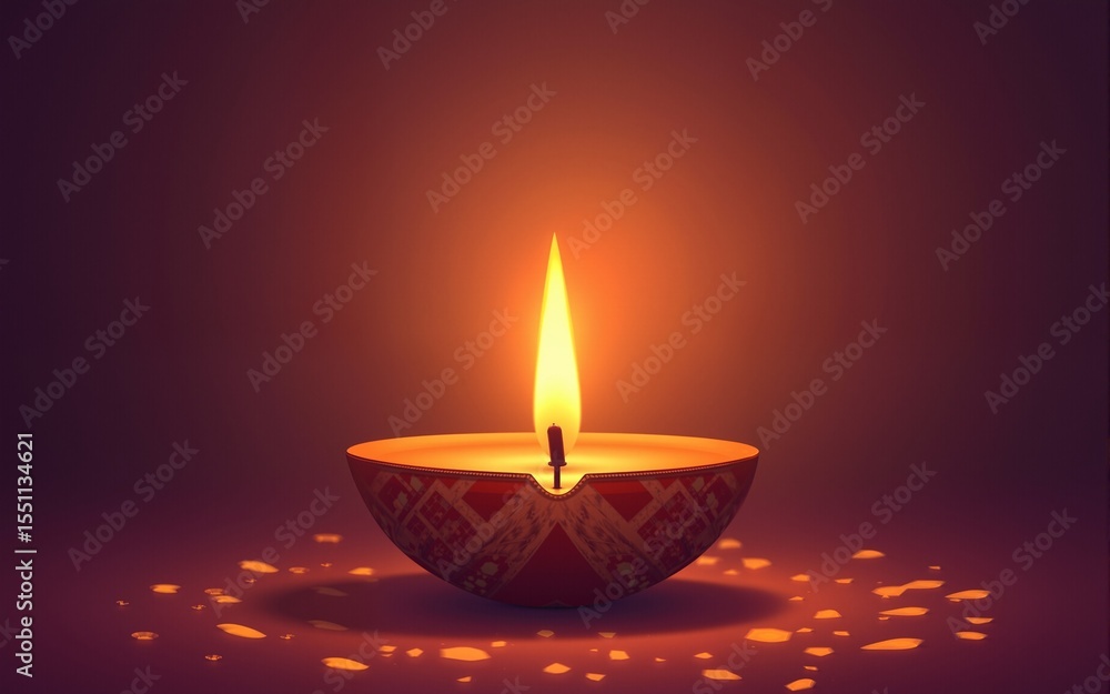 vector illustration of diwali candle lamp for diwali day. High quality vector illustration of diwali candle lamp for diwali day. High quality