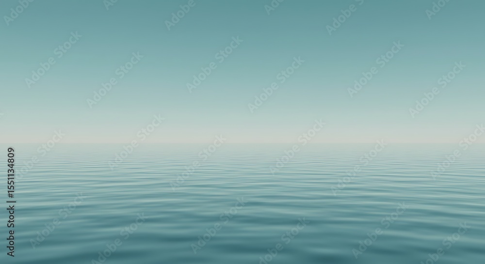 Obraz premium Ocean Water Sky Horizon Calm Scene