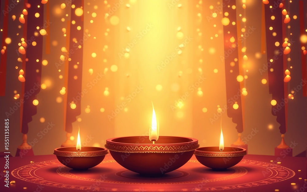 happy diwali beautiful decorative banner design. High quality happy diwali beautiful decorative banner design. High quality