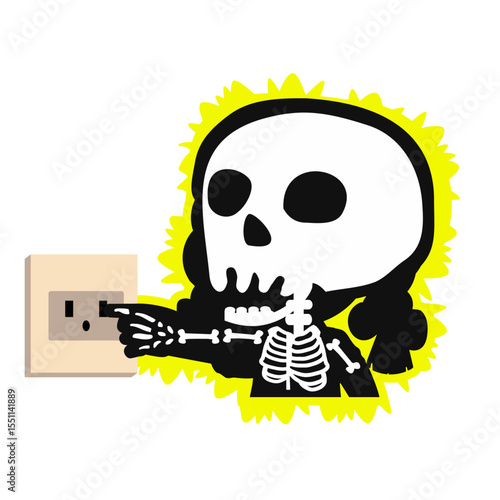 Electrocution accident involving a child