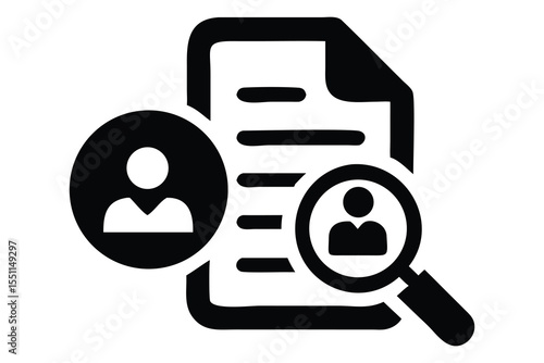 Searching for qualified candidates in a document.
