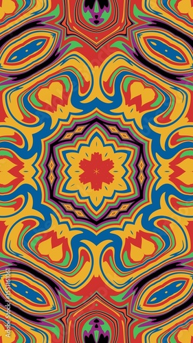 digital art in the form of a kaleidoscope