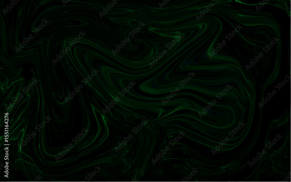 Obraz premium Abstract dark green liquid marble background. Elegant wavy Liquify Pattern. Silk and backdrop, soft and smooth swirl backdrop. Luxury cloth silky pattern shiny elegant.