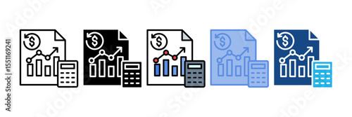 Treasury Stock Icon Element For Design