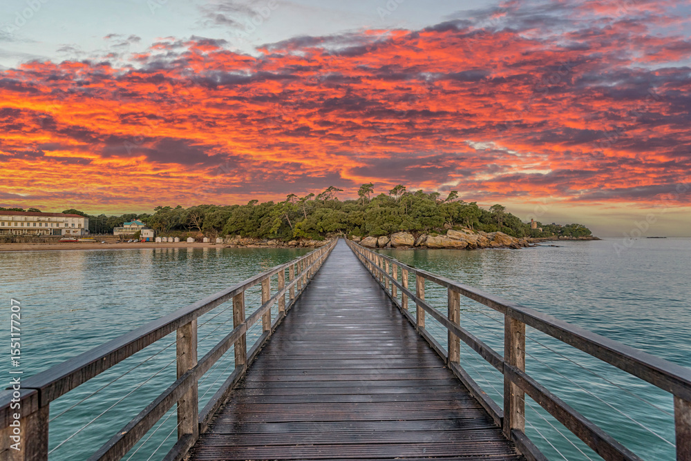 Fototapeta premium Plage des Dames, Noirmoutier, Vendée
