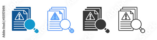 Complaint Icon Set Multiple Style Collection