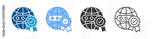 Iso Icon Set Multiple Style Collection