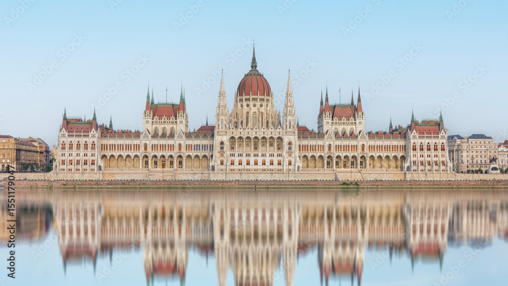 Fototapeta premium Hungarian Parliament Building in Budapest