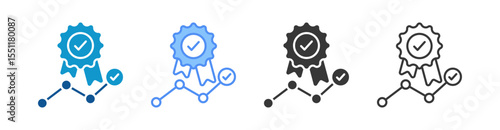 Efficiency Icon Set Multiple Style Collection