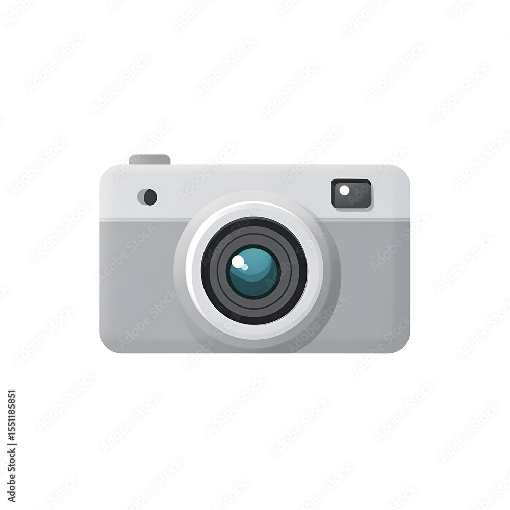 Gray Digital Camera Icon Photography, Lens, Shutter, Aperture, Focus Gray Digital Camera Icon Photography, Lens, Shutter, Aperture, Focus