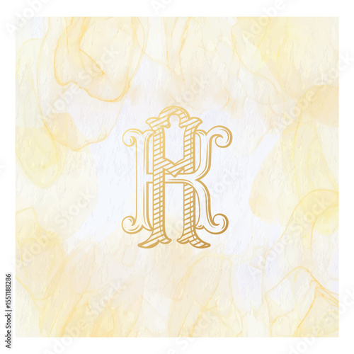 KA, AK, logo KA, Letter KA,  Monogram KA,Wedding Monogram, Wedding Logo, Logo Design , Monogram Vintage