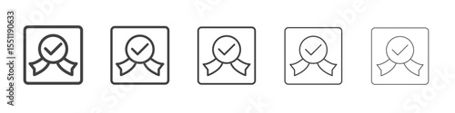 best seller icon outline ilustration vector symbol