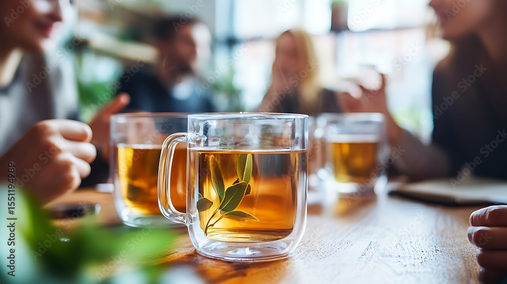 Relaxing Tea Time with Friends: A Cozy Gathering