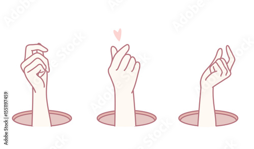 An illustration representing hands that express profound love and connection through meaningful and heartfelt gestures