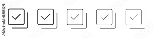 Copy selection icon outline ilustration vector symbol